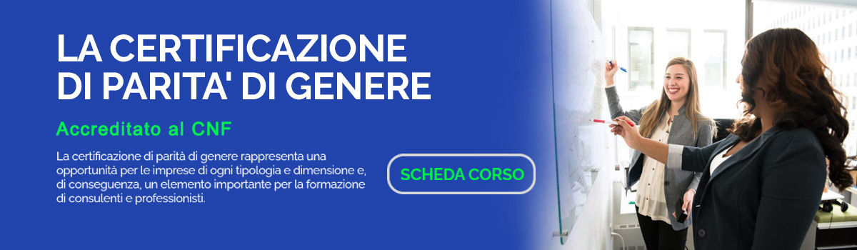 Corso parità di genere accreditato al CNF